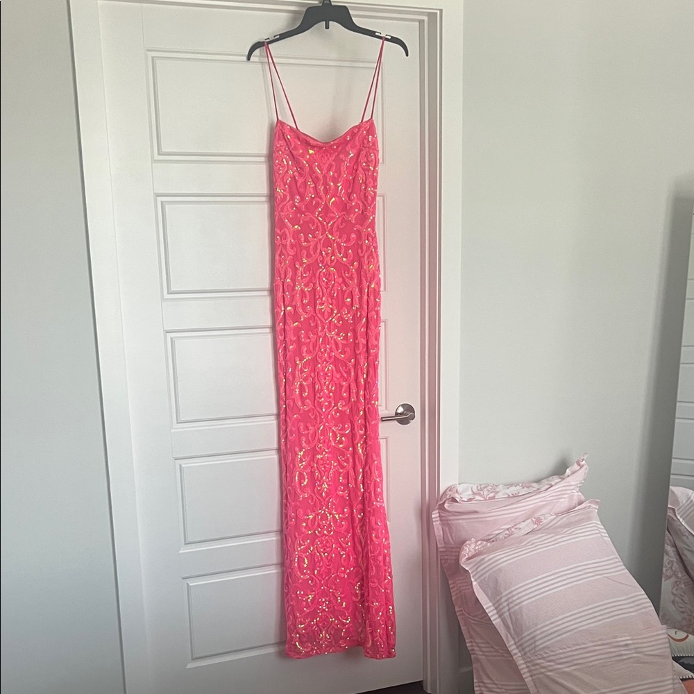 Windsor Vibrant Pink Prom Dress